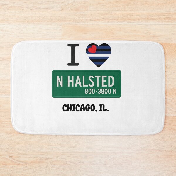 Item preview, North Halsted Boystown Chicago Gay designed and sold by JETSETPRIDE.