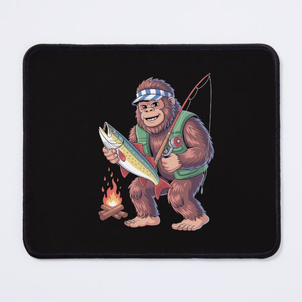 Item preview, Muskie Fishing Bigfoot Musky Hunting Fishermen designed and sold by CareTopping.
