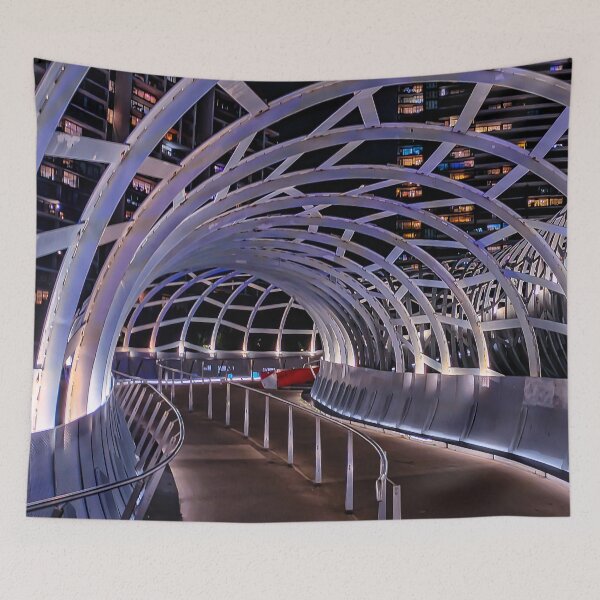 Item preview, Nightime at the Webb Pedestrian Bridge - Melbourne, Victoria, Australia designed and sold by Steven Jodoin.