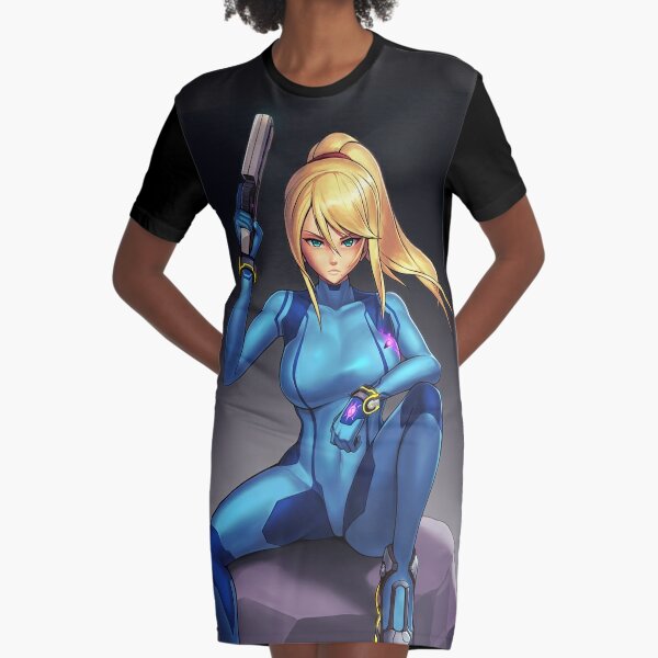 Zero Suit Samus (Smash 4) Graphic T-Shirt Dress for Sale by