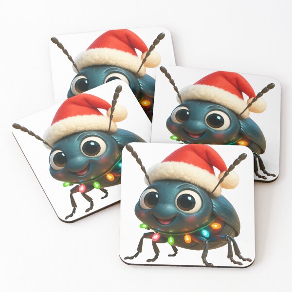 Item preview, Christmas Flea Beetle designed and sold by Sillytoe.