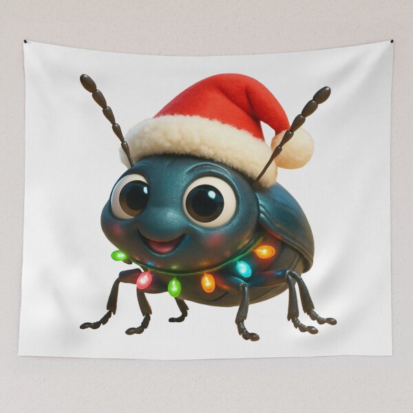 Item preview, Christmas Flea Beetle designed and sold by Sillytoe.