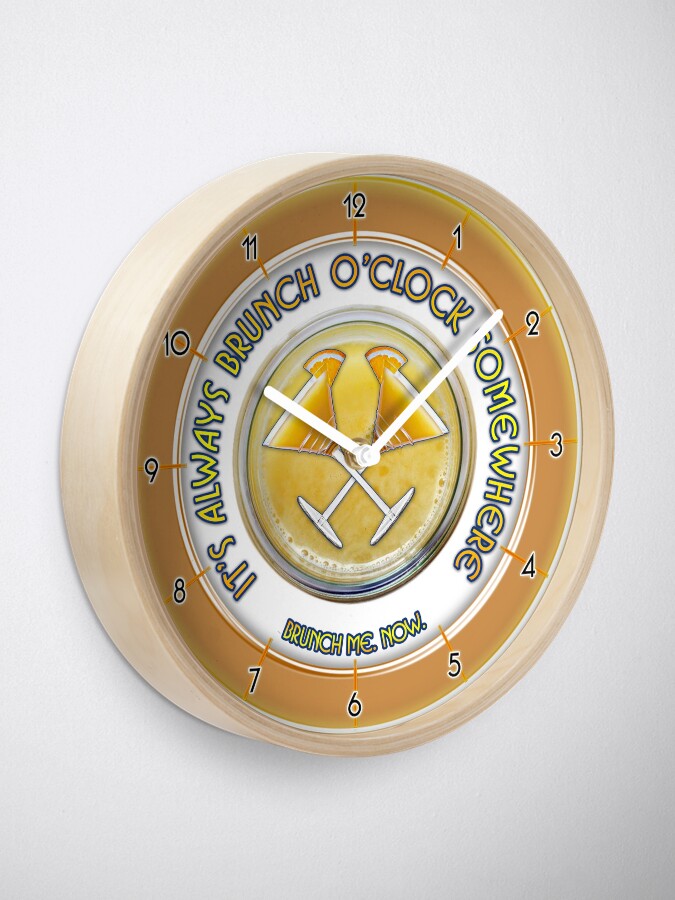 Alternate view of Brunch O'Clock Clock