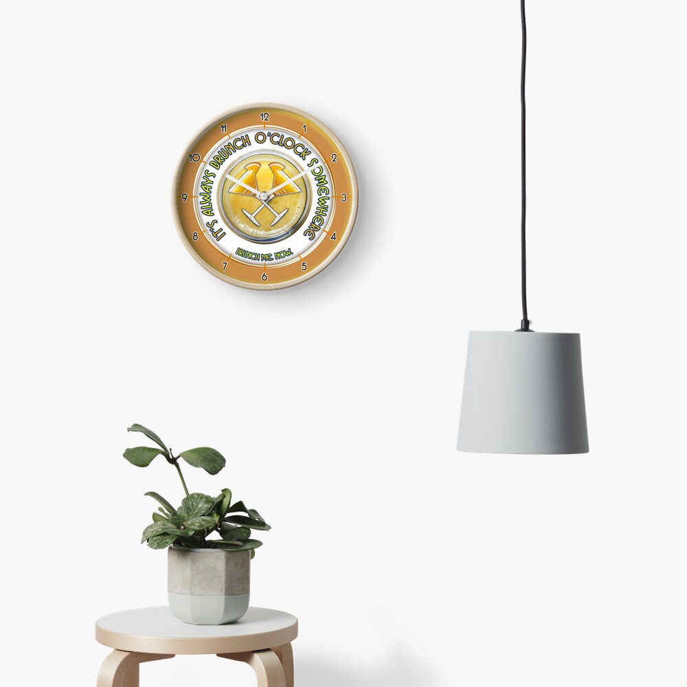 Brunch O'Clock Clock