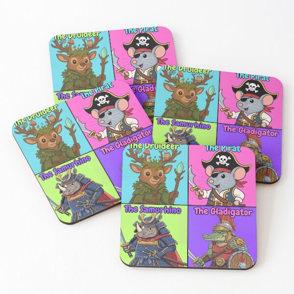 Item preview, RPG Animals Party 2 | Funny Characters Mashup designed and sold by Pets & Memes & Stuff.