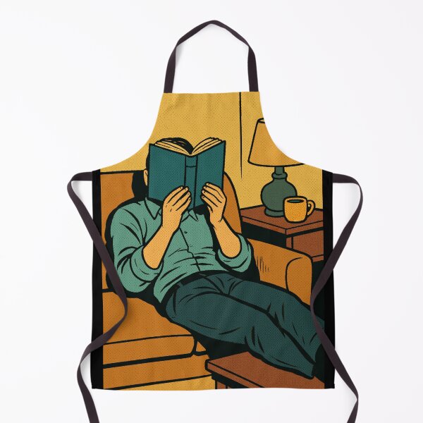 Item preview, Book Addict Retro Comic – Evening Escape – gift for book lover man • Retro Comics • Vintage Halftone designed and sold by JacobKAurumhead.