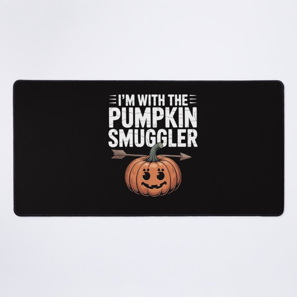 Item preview, Im With The Pumpkin Smuggler Halloween Pregnancy Couple Dad designed and sold by CareTopping.