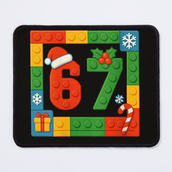 Item preview, Womens 67 Christmas Building Blocks Six Seven Meme Brick Builder designed and sold by FocusForStars22.