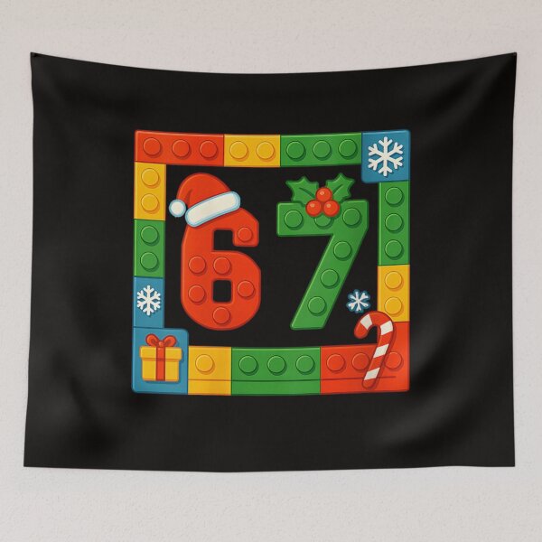 Item preview, Womens 67 Christmas Building Blocks Six Seven Meme Brick Builder designed and sold by FocusForStars22.