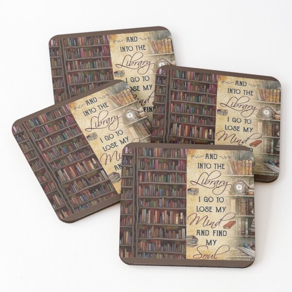 Item preview, Into the Library I Go - Gifts for Bibliophiles designed and sold by Compass and a Camera.