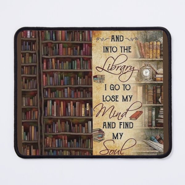 Item preview, Into the Library I Go - Gifts for Bibliophiles designed and sold by Compass and a Camera.