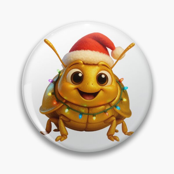 Item preview, Christmas Golden Tortoise Beetle designed and sold by Sillytoe.