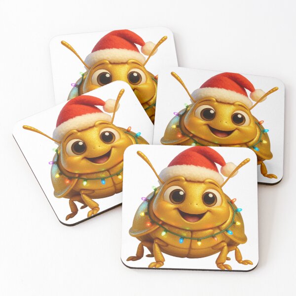 Item preview, Christmas Golden Tortoise Beetle designed and sold by Sillytoe.