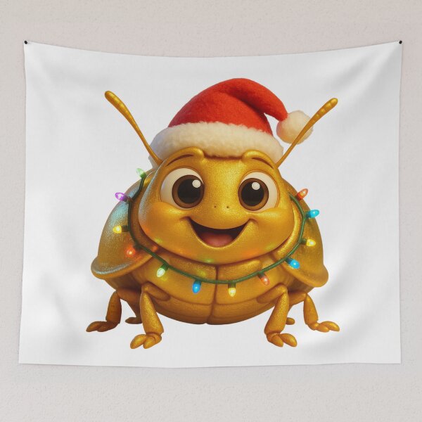 Item preview, Christmas Golden Tortoise Beetle designed and sold by Sillytoe.