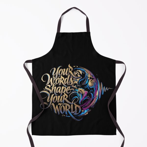 Item preview, Your Words Shape Your World Calligraffiti Motivational Art designed and sold by MJO80.
