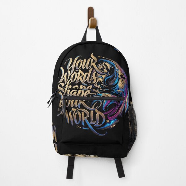 Item preview, Your Words Shape Your World Calligraffiti Motivational Art designed and sold by MJO80.