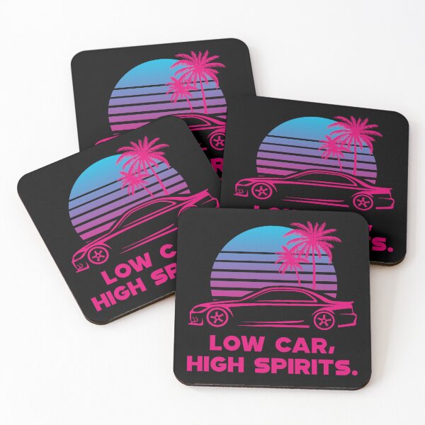Item preview, Low Car, High Spirits. - Retro Racing Design for Tuners & Stance Fans designed and sold by RAS-77.