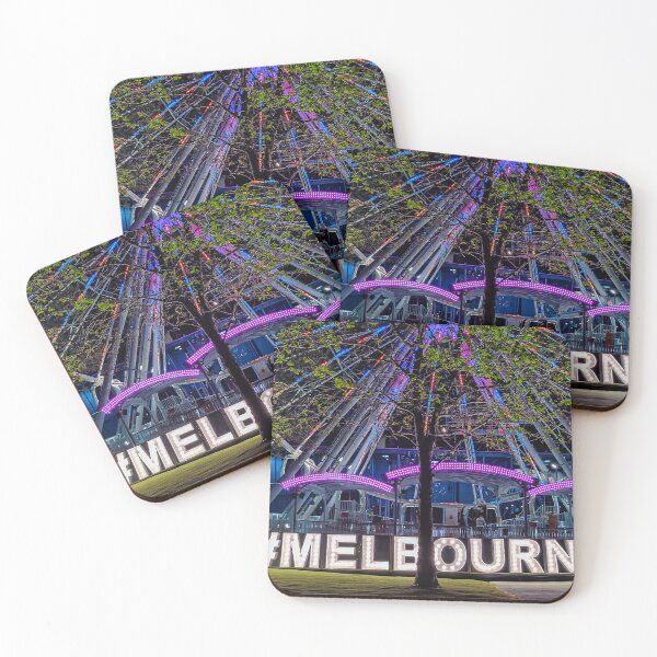 Item preview, Hashtag Melbourne Sign by the Ferris Wheel - Melbourne, Victoria, Australia designed and sold by Steven Jodoin.