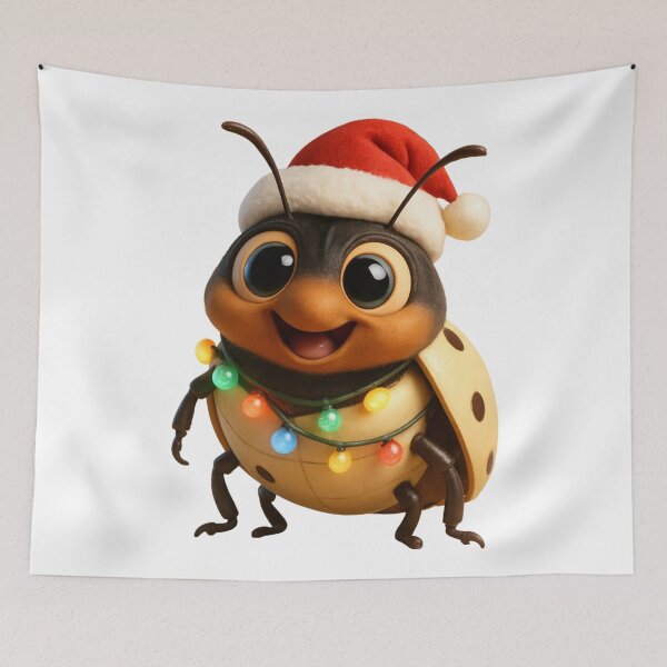 Item preview, Christmas Grapevine Beetle designed and sold by Sillytoe.