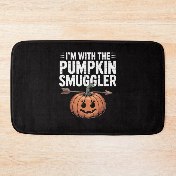 Item preview, Im With The Pumpkin Smuggler Halloween Pregnancy Couple Dad designed and sold by ConceptThena.