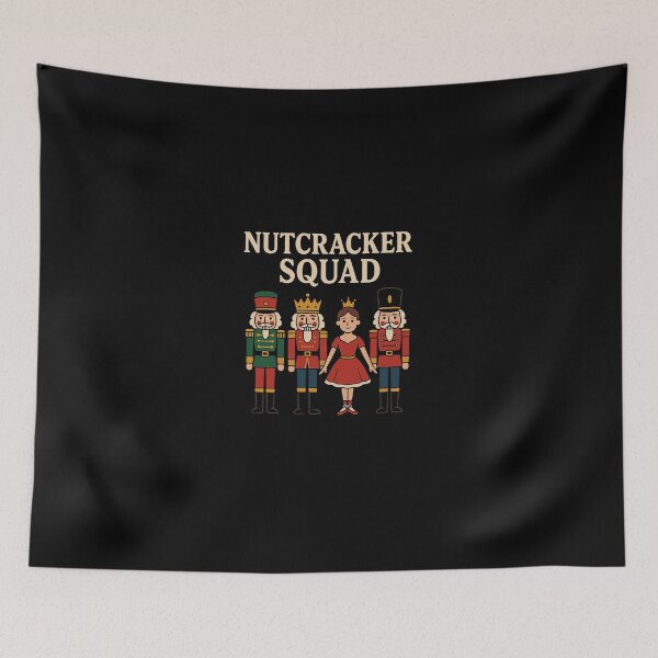 Item preview, Nutcracker Squad – Christmas Ballet Characters and Team designed and sold by KrissGraphShop.