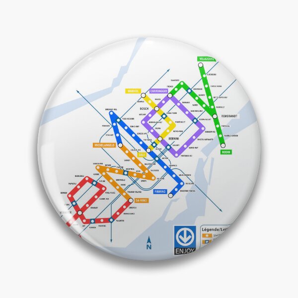 Item preview, E-METRO Map (Light) designed and sold by  Enjoy Artwork .