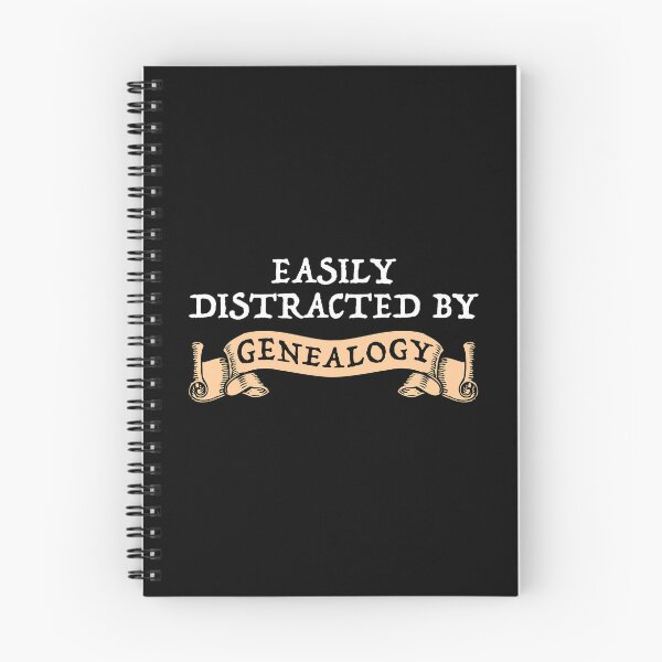 Item preview, Easily Distracted By Genealogy designed and sold by Cat Lady Designs.