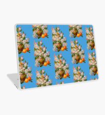 Victorian Orange Blossoms and Fruit Vintage Scrapbook Flowers Laptop Skin