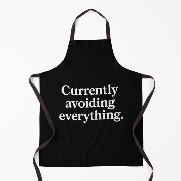 Item preview, Currently Avoiding Everything – Relatable Introvert Quote designed and sold by SassyArtistry.