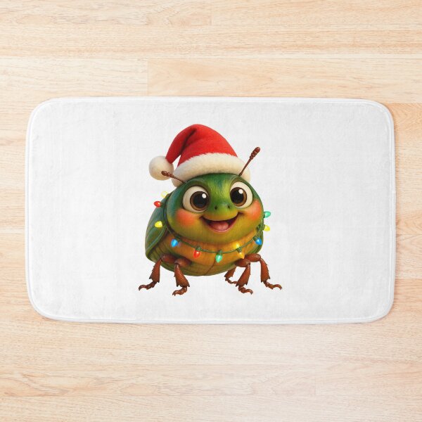 Item preview, Christmas Green June Beetle designed and sold by Sillytoe.