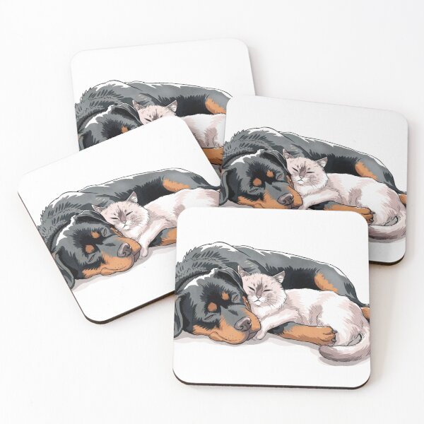 Item preview, Dog and Cat Cuddle designed and sold by Kwandry.
