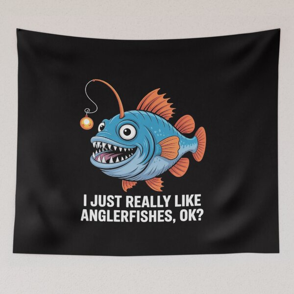 Item preview, I Just Really Like Anglerfishes, Ok Angler Fish designed and sold by ConceptThena.