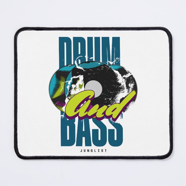 Item preview, DRUM AND BASS - DNB Vinyl Life (Light Blue) designed and sold by Discothreadz.