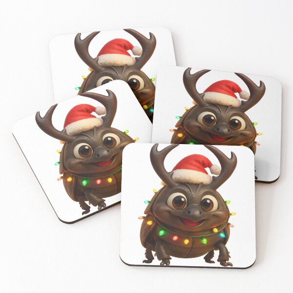 Item preview, Christmas Horned Beetle designed and sold by Sillytoe.