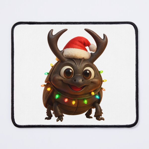 Item preview, Christmas Horned Beetle designed and sold by Sillytoe.