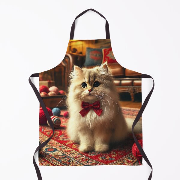 Artikelvorschau, Perserkatze auf Perserteppich zu Weihnachten entworfen und verkauft von Timushi.