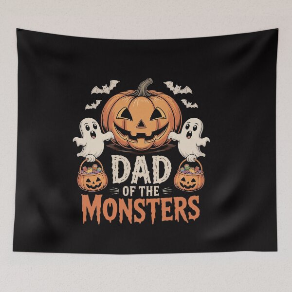 Item preview, Halloween Dad Of Monsters Family Papa Daddy designed and sold by ConceptThena.