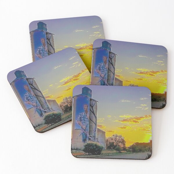 Item preview, Sunset at the Patchewollock Silos - Melbourne, Victoria, Australia designed and sold by Steven Jodoin.
