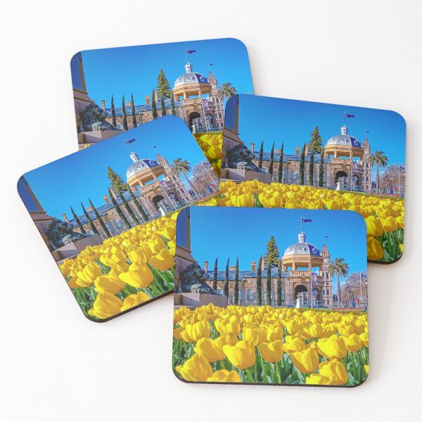 Item preview, Historic Bendigo on a Bed of Tulips - Bendigo, Victoria, Australia designed and sold by Steven Jodoin.