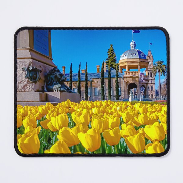 Item preview, Historic Bendigo on a Bed of Tulips - Bendigo, Victoria, Australia designed and sold by Steven Jodoin.