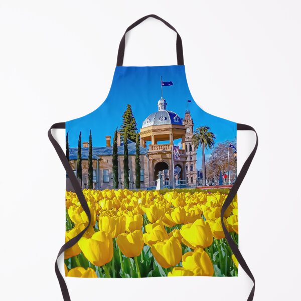 Item preview, Historic Bendigo on a Bed of Tulips - Bendigo, Victoria, Australia designed and sold by Steven Jodoin.