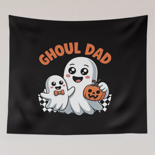 Item preview, Ghoul Dad Halloween Ghost Spooky Season designed and sold by ConceptThena.