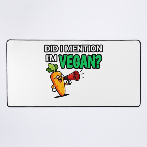 Item preview, DID I MENTION I'M VEGAN? T-Shirt designed and sold by Quality-Custom-Designs.