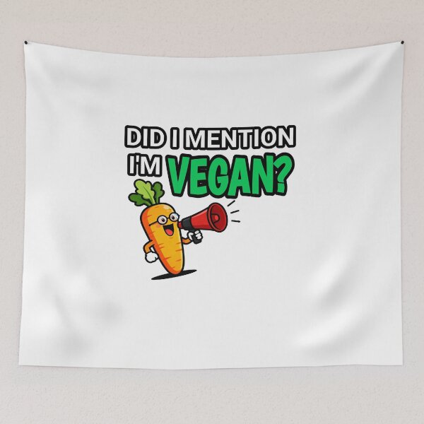 Item preview, DID I MENTION I'M VEGAN? T-Shirt designed and sold by Quality-Custom-Designs.