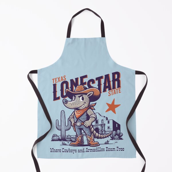 Item preview, Texas Lone Star State Armadillo Cowboy Roam Free designed and sold by scooterbaby.