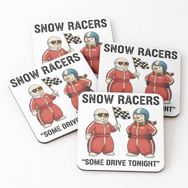 Item preview, Snow Racers Funny Racing Snowmen Classic T-Shirt,Some Drive Tonight Holiday Race Team Shirt designed and sold by PrintMod.