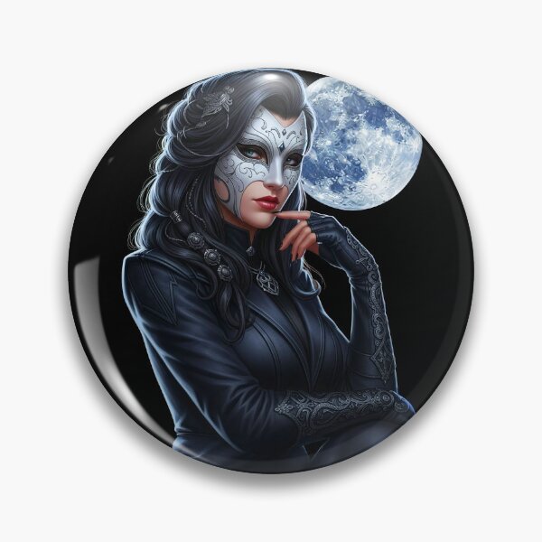Item preview, Moonlit Mystery: The Beautiful Face of Frau Perchta designed and sold by HexOne.