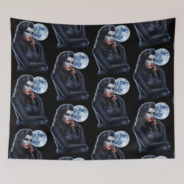 Item preview, Moonlit Mystery: The Beautiful Face of Frau Perchta designed and sold by HexOne.