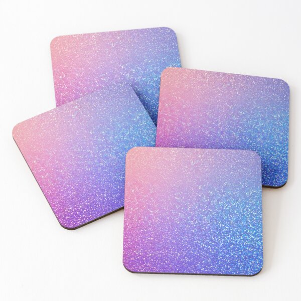 Item preview, Pink to Blue Glitter Sparkle Gradient designed and sold by SassyArtistry.