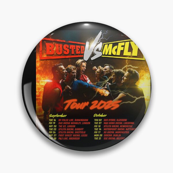 Item preview, BUSTED VS McFLY tour bareng 2025 Ameh designed and sold by rgrey17.